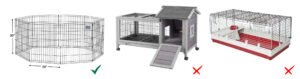 X-pen, hutch, cage